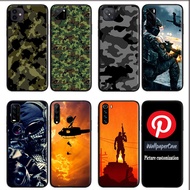 Vivo Y53 Y69 Y71 Y81 Y81S Y91C Y95 Y93 Y91 military Army Silicone black casing