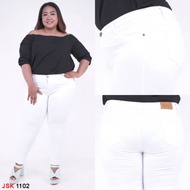 HITAM Jeans Women Jumbo Skinny Jeans Women Big Size Polos Black Jumbo Jeans Pencil Skinny Jeans Big 