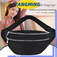 YANGYANG Fanny Pack, Waterproof  Cloth Waist Bag, Fashion Large Capacity Bum Zip Belt Bum Bags Chest Packs Men Women