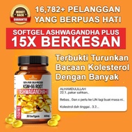 Ashwagandha Plus KSM 66 Root Naturaherb - Herbal Supplement Aswagandha 15X BERKESAN