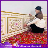 Se7ven✨Soft package wall stickers Room bedside soft package Self-adhesive wallpaper wallpaper Rural tatami wall enclosure bed enclosure waterproof wainscoting siding