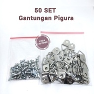 GANTUNGAN 50 Sets of Picture Hangers or Picture Hangers
