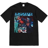 Camiseta 18fw Liquid Swords Wudang Rap Group Gza Men Wom