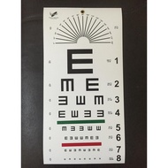 Eye Chart ( 3 types of Alphabet)