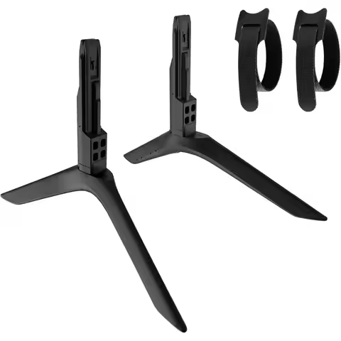 TV Legs for UN65TU8200F, UN65TU8000F, UN65TU8200FXZA, HG65NT678UFXZA - No Wall Drilling, Cable Ties 