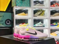 Off-White x Nike Air Max 97聯名系列氣墊跑鞋｜顏色 彩虹 ｜尺碼 36 36.5 37.5 38 38.5 39 40 40.5 41 42 42.5 43 44 44.5 