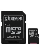 ของแท้ประกันศุนย์ KINGSTON MICRO SD CARD 64 GB Class 10 จัดส่งด่วนโดย Kerry Express