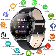 สมาร์ทวอทช์ 2021 New Bluetooth Call Smart Watch Men Smartwatch For Huawei Pro 3 Smartwatch สมาร์ทวอทช์ Blue