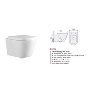 [FREE DELIVERY] 3106/9106: Cosmos Wall-Hung Water Closet Pan