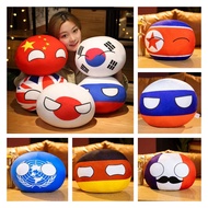10cm Country Ball Toy Plush Pendant Polandball Plush Doll Countryball USSR USA FRANCE RUSSIA UK JAPA