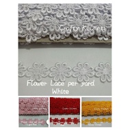 Flower Lace per yard