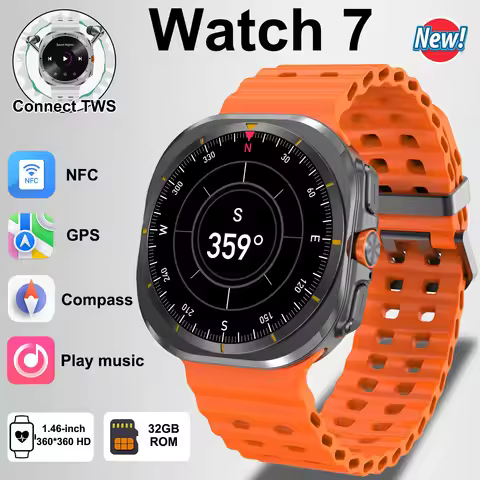 DT Watch Ultra 47mm Smart Watch 32Gb Memory Local Music Bluetooth Call Compass 3D Menu Wireless Char