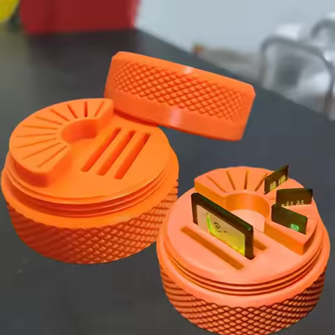 SD Card Storage Slot SD TF Card Storage Box Threaded Cylindrical Case For Camera DSLR Memory Card Pr