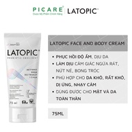 Kem Dưỡng Ẩm Làm Dịu Giảm Ngứa Cho Da Dị Ứng Latopic Face And Body Cream 75ml