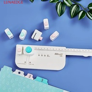 LUNAEDGE Separator Page Creation Board, Foldable Extendable Loose Leaf Separator Label, Office Stati