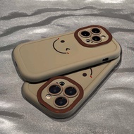 Suitable for OPPO Phone Case Reno10pro+/ Reno8/Reno7pro/reno6/7z Cartoon Cute Smile Shock-resistant Phone Case Reno5 Soft Case R17 Couple Style A53/A9 2020/4Z 5G/F11/A31/A78/A77