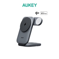 AUKEY MagFusion Z LC-MC312 Qi2三合一磁吸折疊式旅行無線充電器