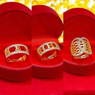 CINCIN LV , CINCIN HERMES , CINCIN CC ( Chanel ) COP 916 ( Emas bangkok / Emas korea 24k ) ADJUSTABL