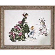 LL-04 Little Wings Authentic Cross-Stitch Kit Unprinted Lavender & Lace Brand