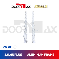 DOORMAX Jalouplus CLASS A Aluminum Jalousie Window Frame (Analok/Anodize/White)