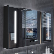 Shining Smart Mirror Cabinet Hotel Has Spot Dressing Mirror Cabinet Light DefoggingLEDLight Makeup Mirror Bathroom Cabin