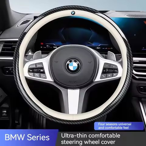Carbon fiber Car Steering Wheel Cover For BMW M X1 X3 X5 X6 X7 G01 G02 G20 E90 E91 E39 E46 F01 F02 F