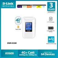 D-Link 4G+ CAT 6 WiFi 6 Dual Band 2.4Ghz&5Ghz LTE Direct Sim Card Mobile Portable WiFi Pocket Batter