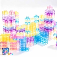 TPE Soft Building Blocks for Toddlers 1-3, 40PCS Squeezable Stacking Blocks, ASTM CPC CPSIA Safe Sen