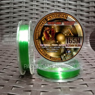 SENAR PANCING PASUNDAN WARNA HIJAU MUDA CERAH PANJANG 150METER+15M(165M)PASUNDAN FISHING LINE SENAR