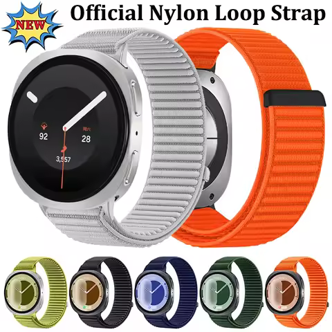 Official Nylon Strap For Samsung Galaxy Watch 9 8 8 Classic Sports Breathable Bracelet for Galaxy Wa
