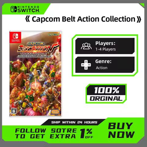 Nintendo Swtich Game - Capcom Belt Action Collection - 100% Original Physical Game Card Action Genre