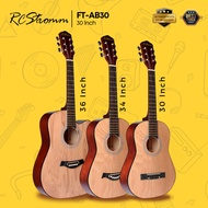 ZETA Series 34 inch Beginner Acoustic Guitar (with Truss Rod) - FT-AB34 by RCStromm