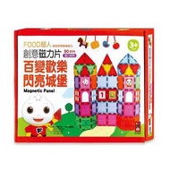 ✨百變歡樂閃亮城堡-FOOD超人創意磁力片✨