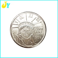 2024  100pcs per bag Arcade Style Gaming Coin Tokens 25*1.85mm Stainless steel tokens for Arcade MAM