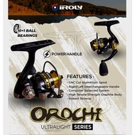 Reel Iroly Orochi power handle ultralight series
