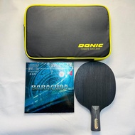 Bat Pingpong Donic Black Devil Penholder + Karet Donic Baracuda Set - Spirite