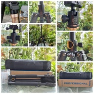 TRIPOD QZSD 999H MONOPOD Q999H Professional Aluminum 62'' 2 in 1 Tripod Monopod for Digital Video DS