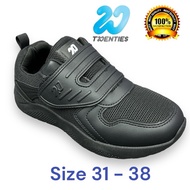 Twenties Black School Shoes Kasut Sekolah Hitam - P 222