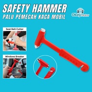 Emergency Safety Hammer 3 IN 1 Car Glass Breaker Hammer