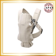 Baby Bjorn Baby Carrier MINI 3D Jersey Light Beige Suitable for Newborns to 12 Months Easy to Wear L