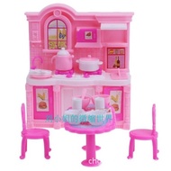 Doll House Accessories Children Play House Toys Mini Tableware Accessories Simulation Kitchen Stove 