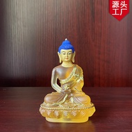 Amitabha Buddha Statue Water Glass Ornaments Household Temple Buddha Hall Worship Temple Resin Stick