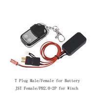 FCWireless Winch for 1/10 RC Crawler Car TRX4 TRX6 Axial SCX10 Wrangler CC01 TF2 D90 YK4082 ZP1001 9