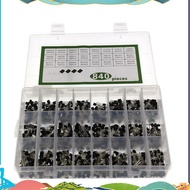 840Pcs/Set 24Values TO-92 Transistor BC547 BC327 BC337 2N2222 3904 PNP/NPN Transistors Set Electroni