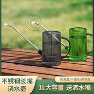 ST-🚤Long Mouth Watering Can Watering Home Large Capacity Watering Can Gardening Succulent Pointed Watering Pot Sprinklin