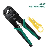 Tang Crimping Tool RJ45 RJ11 Tang LAN Cable Networking 4P 6P 8P Tang Potong Kupas Kabel - OB315