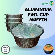 ALUMINIUM FOIL CUP MUFFIN ALUMINIUM FOIL ROUND CUP CONTENTS 10 PCS SMALL RX 14081 MACARONI SCOTELL A