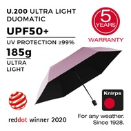 Knirps U.200 Ultra Light Duomatic UV Protection Umbrella with HeatShield Coating