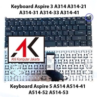 Keyboard Laptop Acer Aspire 3 A314-33 A314-41 A314 A314-21 A314-31