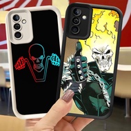 XI60 Ghost Rider Casing for Samsung Galaxy A36 A56 S25 Ultra A26 5G Black White